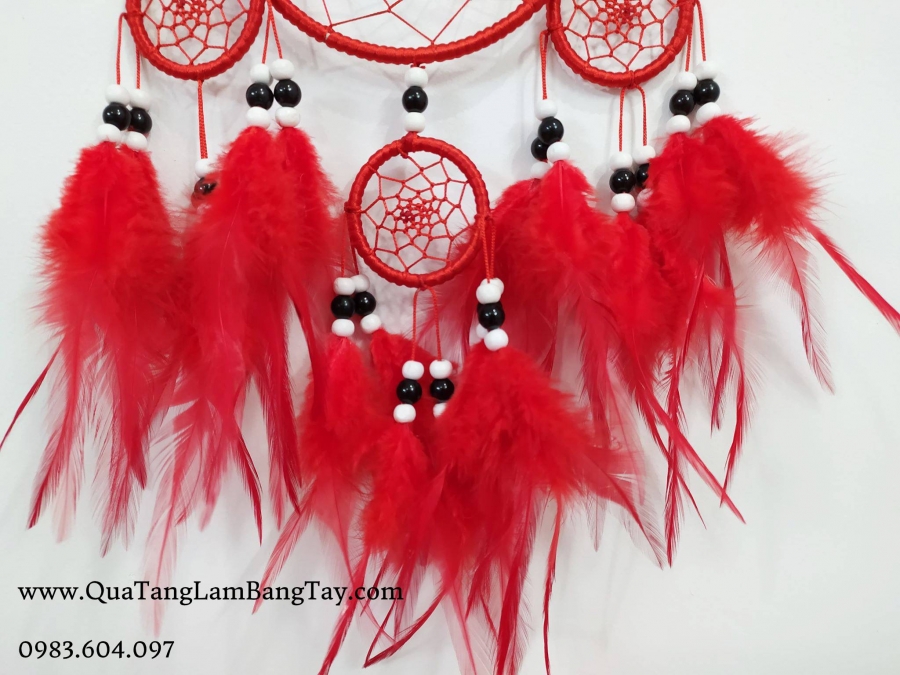 dreamcatcher đẹp đỏ